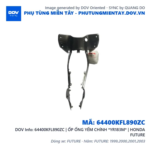 64400KFL890ZC | ỐP ỐNG YẾM CHÍNH *YR183M* | HONDA FUTURE — 64400KFL890ZC