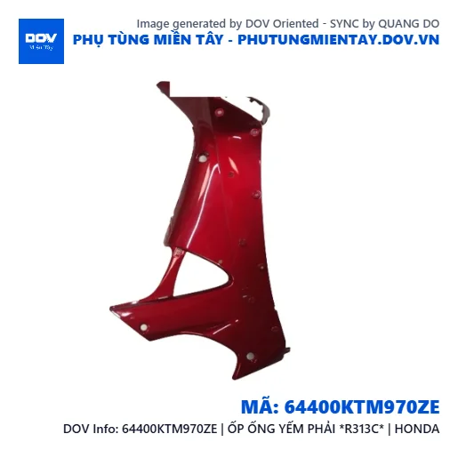 64400KTM970ZE | ỐP ỐNG YẾM PHẢI *R313C* | HONDA  — 64400KTM970ZE
