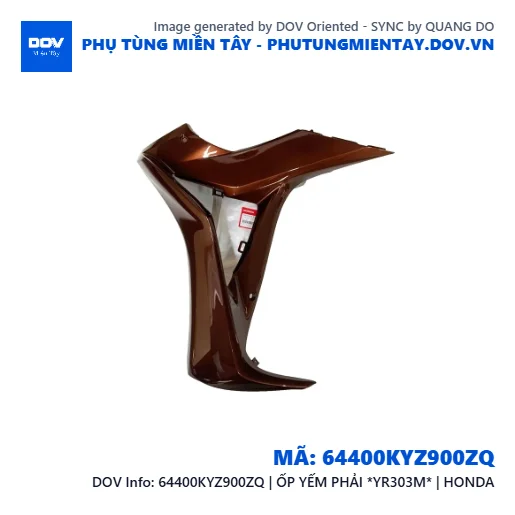 64400KYZ900ZQ | ỐP YẾM PHẢI *YR303M* | HONDA  — 64400KYZ900ZQ