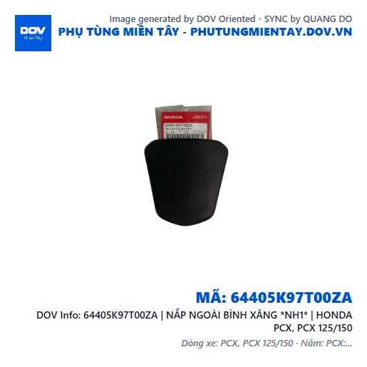 64405K97T00ZA | NẮP NGOÀI BÌNH XĂNG *NH1* | HONDA PCX, PCX 125/150 — 64405K97T00ZA