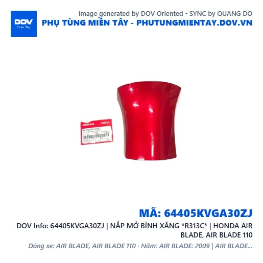 64405KVGA30ZJ | NẮP MỞ BÌNH XĂNG *R313C* | HONDA AIR BLADE, AIR BLADE 110 — 64405KVGA30ZJ