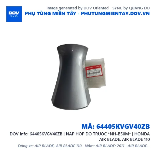 64405KVGV40ZB | NAP HOP DO TRUOC *NH-B50M* | HONDA AIR BLADE, AIR BLADE 110 — 64405KVGV40ZB