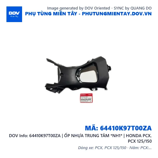 64410K97T00ZA | ỐP NHỰA TRUNG TÂM *NH1* | HONDA PCX, PCX 125/150 — 64410K97T00ZA