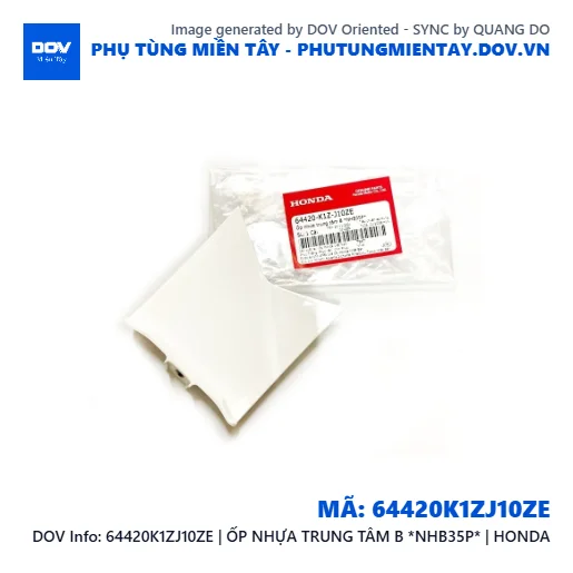 64420K1ZJ10ZE | ỐP NHỰA TRUNG TÂM B *NHB35P* | HONDA — 64420K1ZJ10ZE