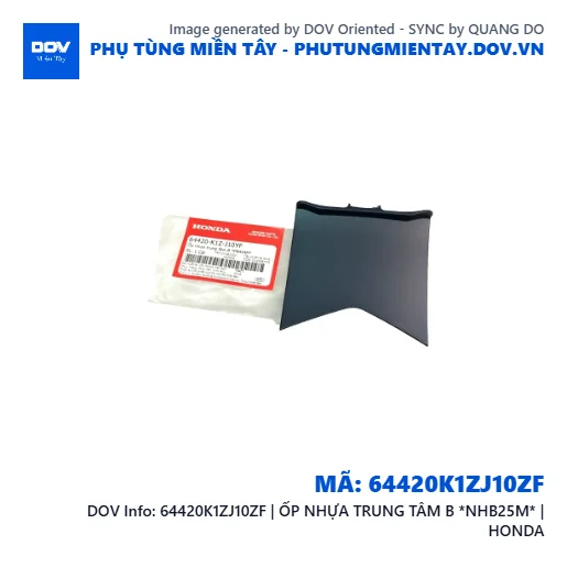 64420K1ZJ10ZF | ỐP NHỰA TRUNG TÂM B *NHB25M* | HONDA — 64420K1ZJ10ZF