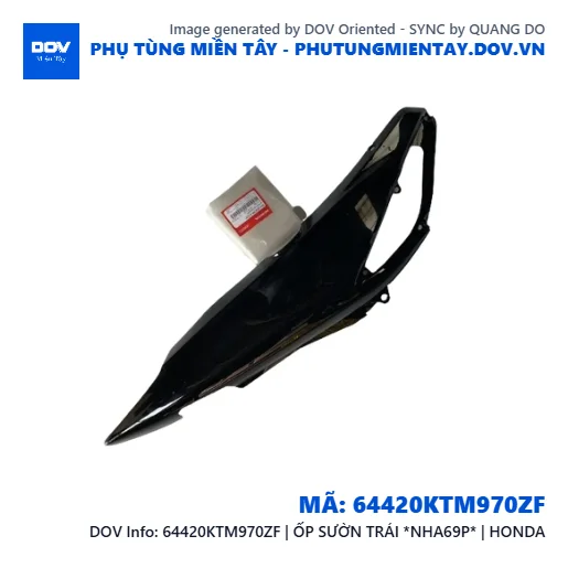 64420KTM970ZF | ỐP SƯỜN TRÁI *NHA69P* | HONDA  — 64420KTM970ZF