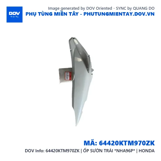64420KTM970ZK | ỐP SƯỜN TRÁI *NHA96P* | HONDA — 64420KTM970ZK