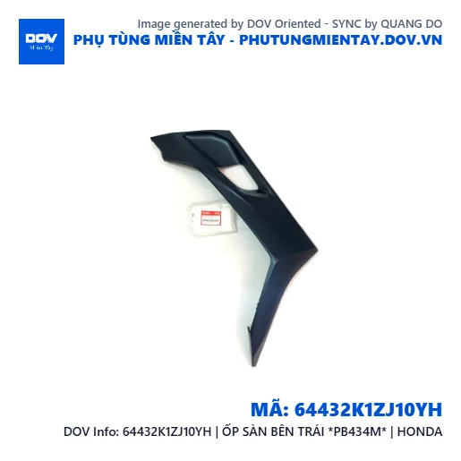 64432K1ZJ10YH | ỐP SÀN BÊN TRÁI *PB434M* | HONDA — 64432K1ZJ10YH