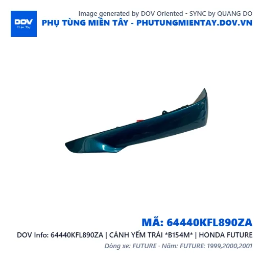 64440KFL890ZA | CÁNH YẾM TRÁI *B154M* | HONDA FUTURE — 64440KFL890ZA