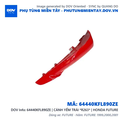 64440KFL890ZE | CÁNH YẾM TRÁI *R263* | HONDA FUTURE — 64440KFL890ZE