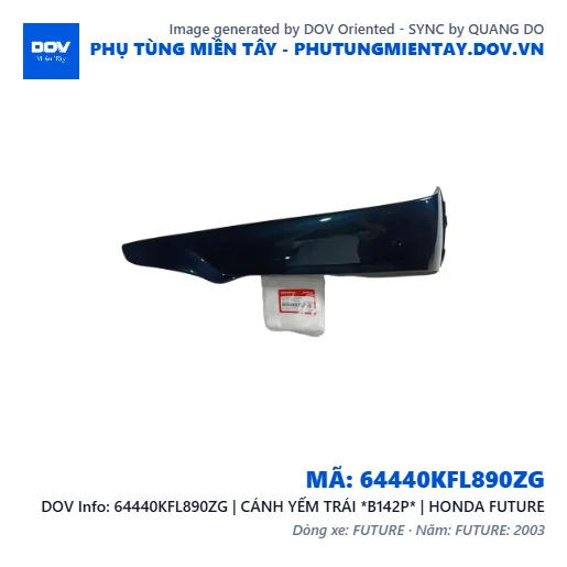 64440KFL890ZG | CÁNH YẾM TRÁI *B142P* | HONDA FUTURE — 64440KFL890ZG