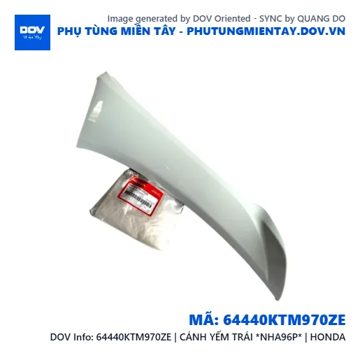 64440KTM970ZE | CÁNH YẾM TRÁI *NHA96P* | HONDA — 64440KTM970ZE