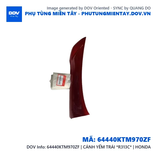 64440KTM970ZF | CÁNH YẾM TRÁI *R313C* | HONDA  — 64440KTM970ZF