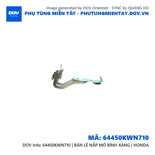 64450KWN710 | BẢN LỀ NẮP MỞ BÌNH XĂNG | HONDA  — 64450KWN710