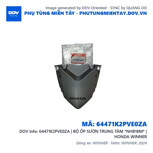 64471K2PVE0ZA | BỘ ỐP SƯỜN TRUNG TÂM *NHB18M* | HONDA WINNER — 64471K2PVE0ZA