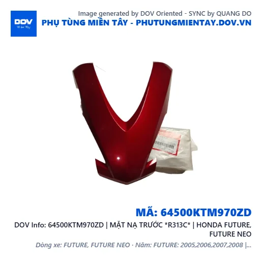 64500KTM970ZD | MẶT NẠ TRƯỚC *R313C* | HONDA FUTURE, FUTURE NEO — 64500KTM970ZD