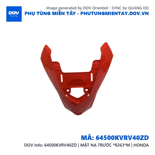 64500KVRV40ZD | MẶT NẠ TRƯỚC *R263*M | HONDA  — 64500KVRV40ZD