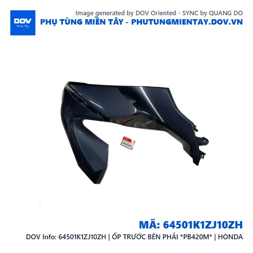 64501K1ZJ10ZH | ỐP TRƯỚC BÊN PHẢI *PB420M* | HONDA  — 64501K1ZJ10ZH