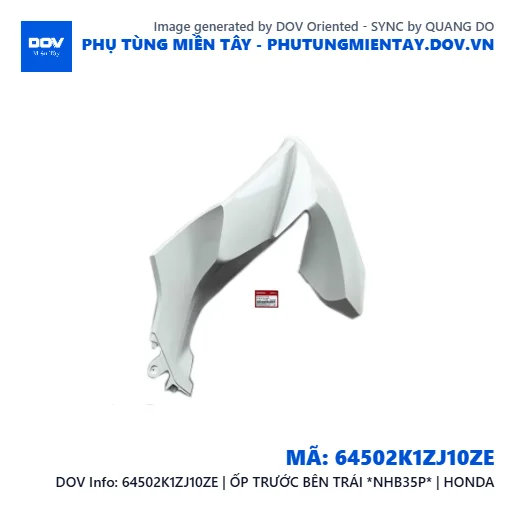 64502K1ZJ10ZE | ỐP TRƯỚC BÊN TRÁI *NHB35P* | HONDA — 64502K1ZJ10ZE