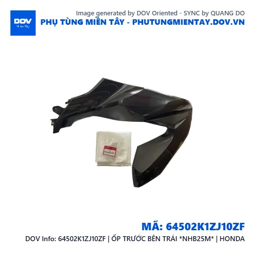 64502K1ZJ10ZF | ỐP TRƯỚC BÊN TRÁI *NHB25M* | HONDA — 64502K1ZJ10ZF