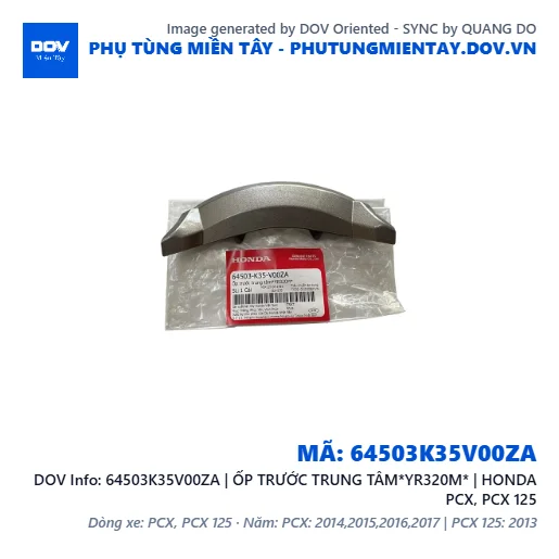 64503K35V00ZA | ỐP TRƯỚC TRUNG TÂM*YR320M* | HONDA PCX, PCX 125 — 64503K35V00ZA