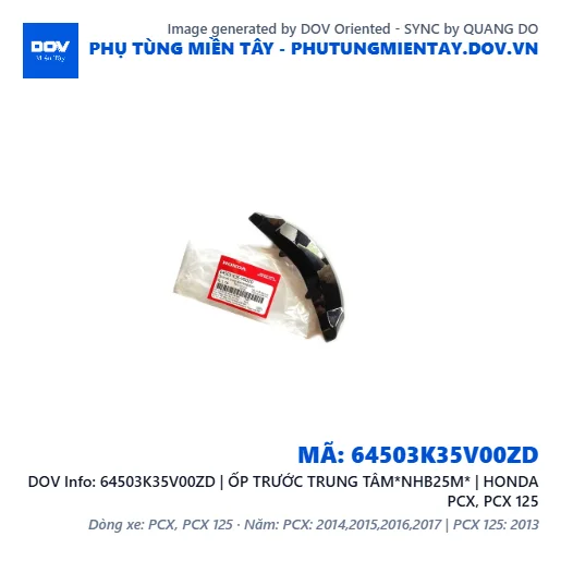 64503K35V00ZD | ỐP TRƯỚC TRUNG TÂM*NHB25M* | HONDA PCX, PCX 125 — 64503K35V00ZD