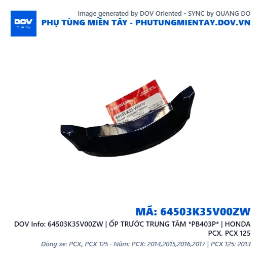 64503K35V00ZW | ỐP TRƯỚC TRUNG TÂM *PB403P* | HONDA PCX, PCX 125 — 64503K35V00ZW