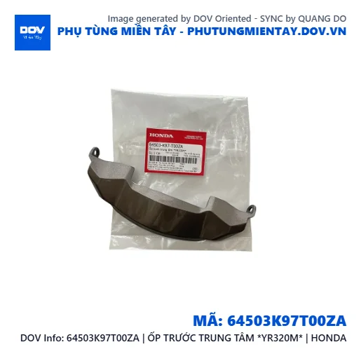 64503K97T00ZA | ỐP TRƯỚC TRUNG TÂM *YR320M* | HONDA — 64503K97T00ZA