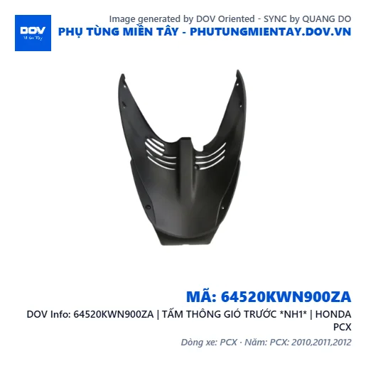 64520KWN900ZA | TẤM THÔNG GIÓ TRƯỚC *NH1* | HONDA PCX — 64520KWN900ZA