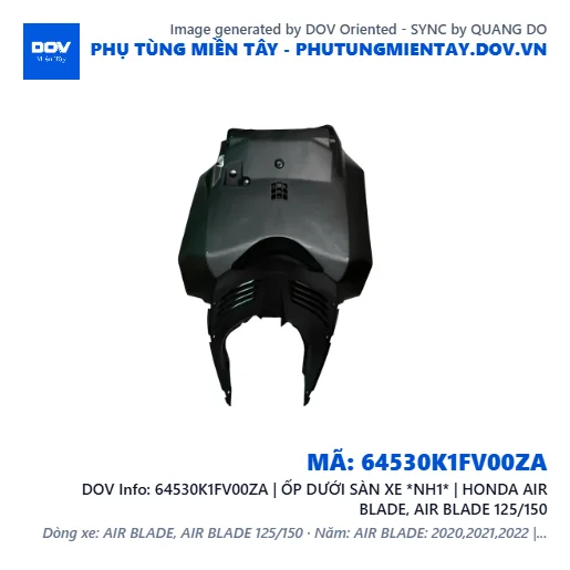 64530K1FV00ZA | ỐP DƯỚI SÀN XE *NH1* | HONDA AIR BLADE, AIR BLADE 125/150 — 64530K1FV00ZA