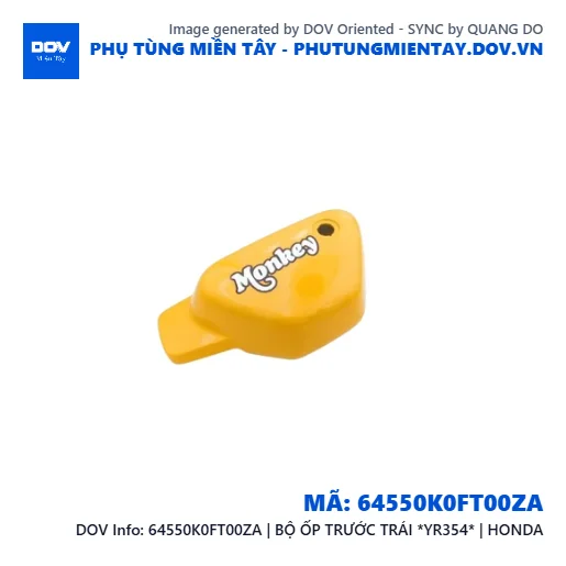 64550K0FT00ZA | BỘ ỐP TRƯỚC TRÁI *YR354* | HONDA — 64550K0FT00ZA