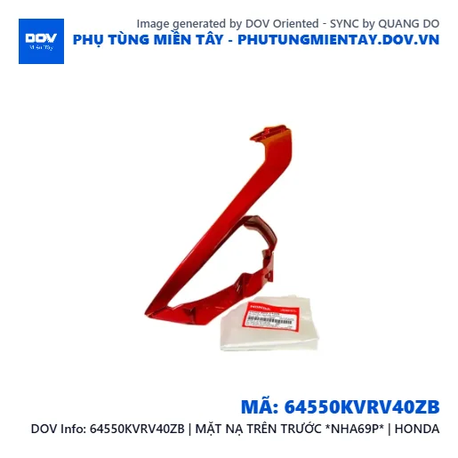 64550KVRV40ZB | MẶT NẠ TRÊN TRƯỚC *NHA69P* | HONDA — 64550KVRV40ZB