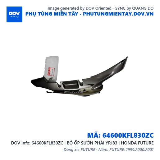 64600KFL830ZC | BỘ ỐP SƯỜN PHẢI YR183 | HONDA FUTURE — 64600KFL830ZC