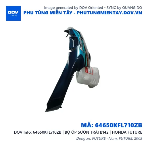 64650KFL710ZB | BỘ ỐP SƯỜN TRÁI B142 | HONDA FUTURE — 64650KFL710ZB