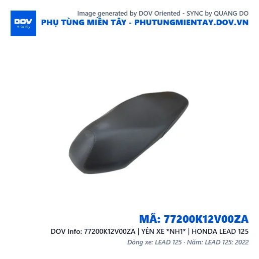 77200K12V00ZA | YÊN XE *NH1* | HONDA LEAD 125 — 77200K12V00ZA