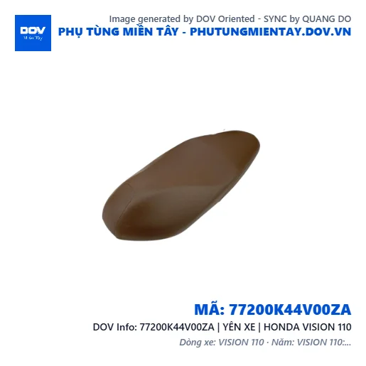77200K44V00ZA | YÊN XE | HONDA VISION 110 — 77200K44V00ZA
