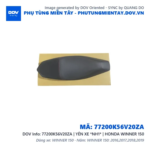 77200K56V20ZA | YÊN XE *NH1* | HONDA WINNER 150 — 77200K56V20ZA