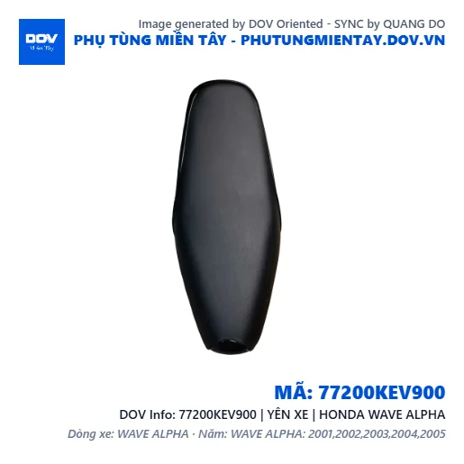 77200KEV900 | YÊN XE | HONDA WAVE ALPHA — 77200KEV900