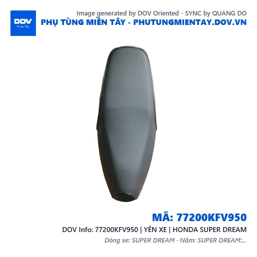 77200KFV950 | YÊN XE | HONDA SUPER DREAM — 77200KFV950