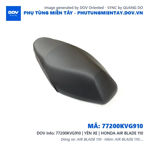 77200KVG910 | YÊN XE | HONDA AIR BLADE 110 — 77200KVG910