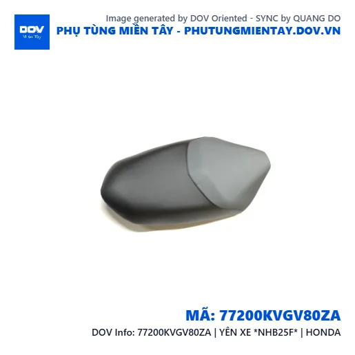 77200KVGV80ZA | YÊN XE *NHB25F* | HONDA — 77200KVGV80ZA