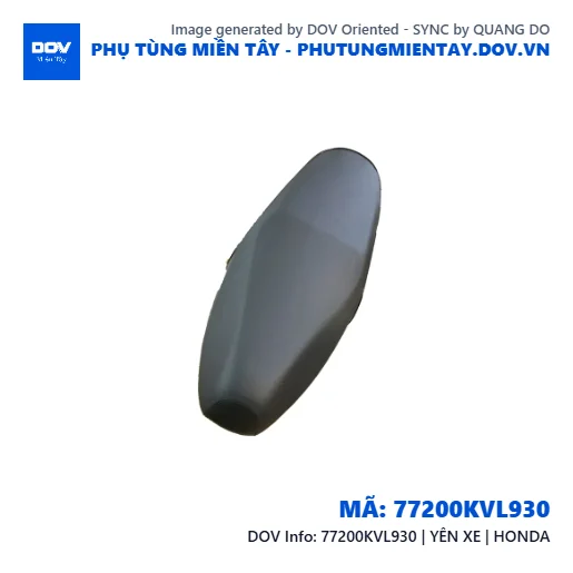 77200KVL930 | YÊN XE | HONDA  — 77200KVL930