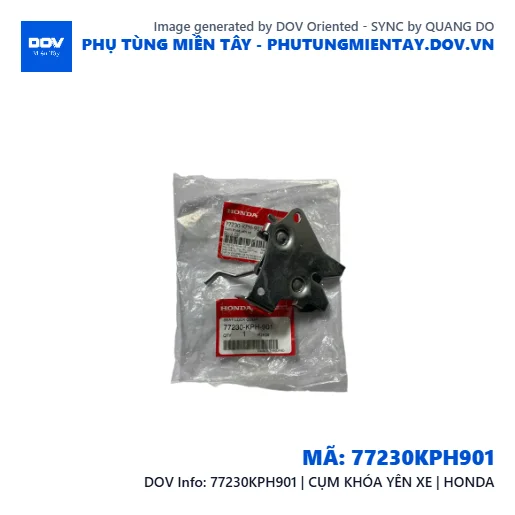 77230KPH901 | CỤM KHÓA YÊN XE | HONDA  — 77230KPH901