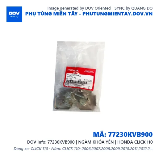 77230KVB900 | NGÀM KHÓA YÊN | HONDA CLICK 110 — 77230KVB900