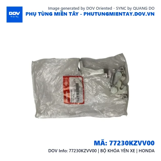 77230KZVV00 | BỘ KHÓA YÊN XE | HONDA  — 77230KZVV00