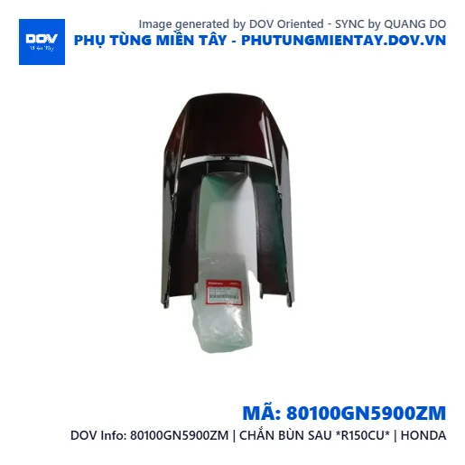 80100GN5900ZM | CHẮN BÙN SAU *R150CU* | HONDA  — 80100GN5900ZM