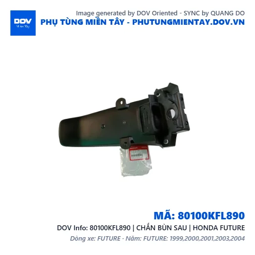 80100KFL890 | CHẮN BÙN SAU | HONDA FUTURE — 80100KFL890