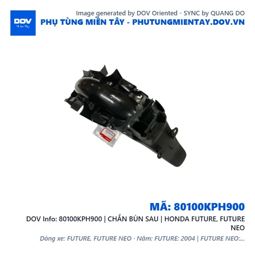 80100KPH900 | CHẮN BÙN SAU | HONDA FUTURE, FUTURE NEO — 80100KPH900