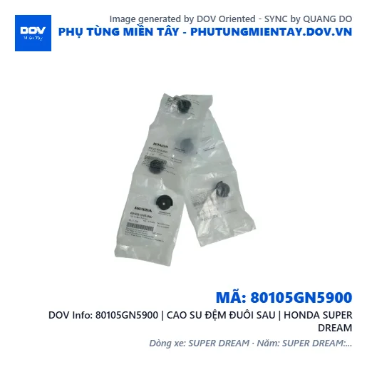 80105GN5900 | CAO SU ĐỆM ĐUÔI SAU | HONDA SUPER DREAM — 80105GN5900