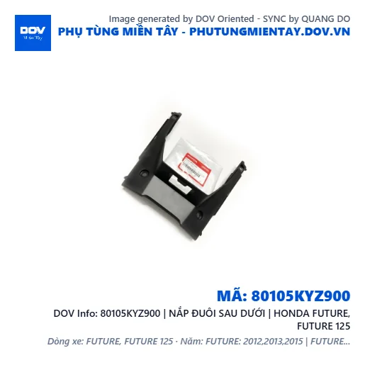 80105KYZ900 | NẮP ĐUÔI SAU DƯỚI | HONDA FUTURE, FUTURE 125 — 80105KYZ900